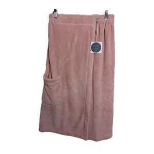 Volo Pink Towel Wrap Robe One Size NWT